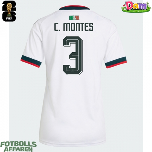 Mexiko Cesar Montes #3 Bortatröja Kvinnor VM 2026 Kortärmad